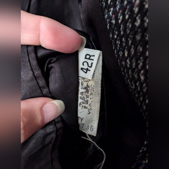 Vintage Christian Dior Monsieur Tweed Blazer Men's 42R - Picture 5 of 6